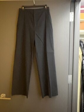 Jenni Kayne Linen Cotton Blend oversized trousers, Black, size 6
